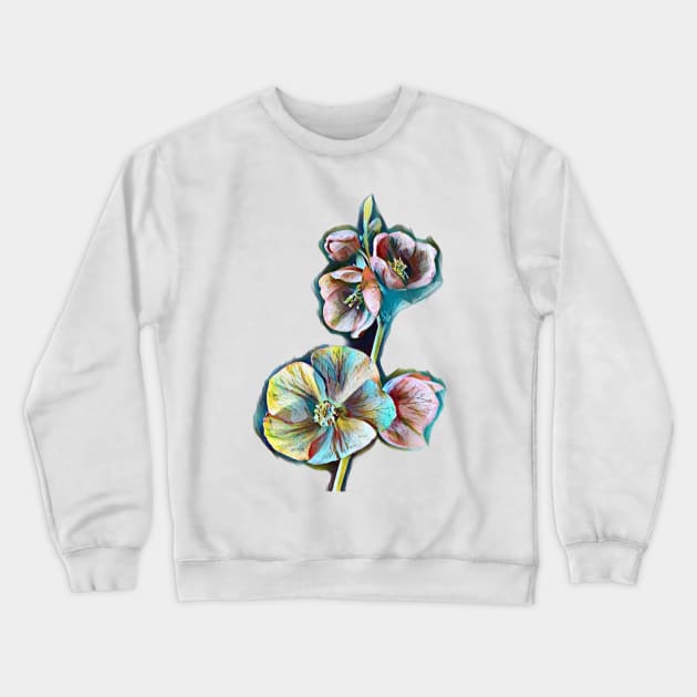 Flower Crewneck Sweatshirt by reyhanartstudio